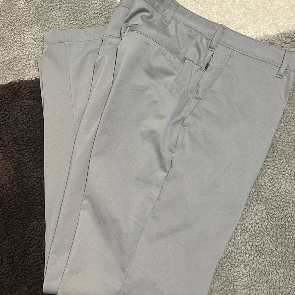 Lands' End Men Gray Trousers waist 34”